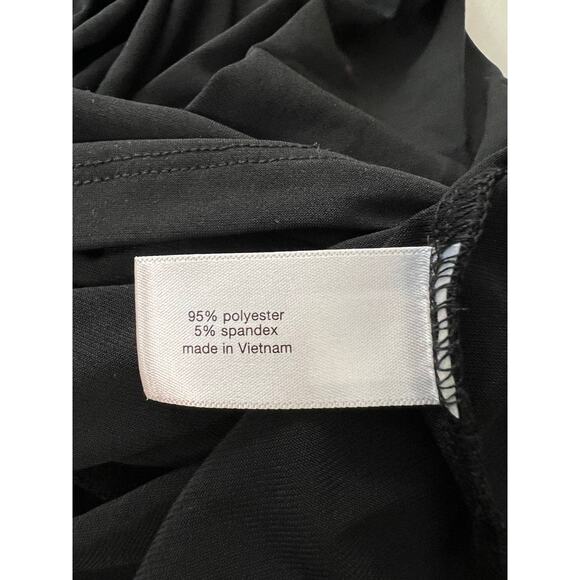 Trapeze Hem Midi DRESS Lane Bryant 14W 16W X-Large Black Comfort Lounge Knit NEW - Picture 6 of 6